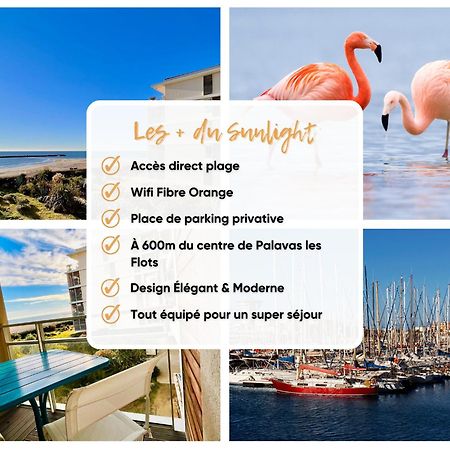 Le Sunlight - T2 Bord De Mer, Parking Palavas-les-Flots Eksteriør billede